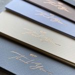 (36 Pack) Thank You Cards With Envelopes & Stickers - Elegant Dusty Blue Emboss Gold Foil Pressed - Blank Notes Wedding, Bridal, Baby Shower, Business and Formal All Occasion Cards (Dusty Blue)